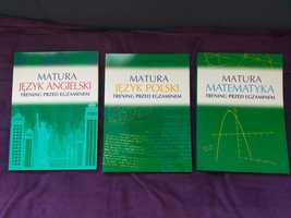 Książki matura język polski, język angielski, matematyka