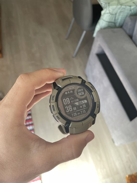Relógio Garmin Instinct 2X Solar Tactical castanho