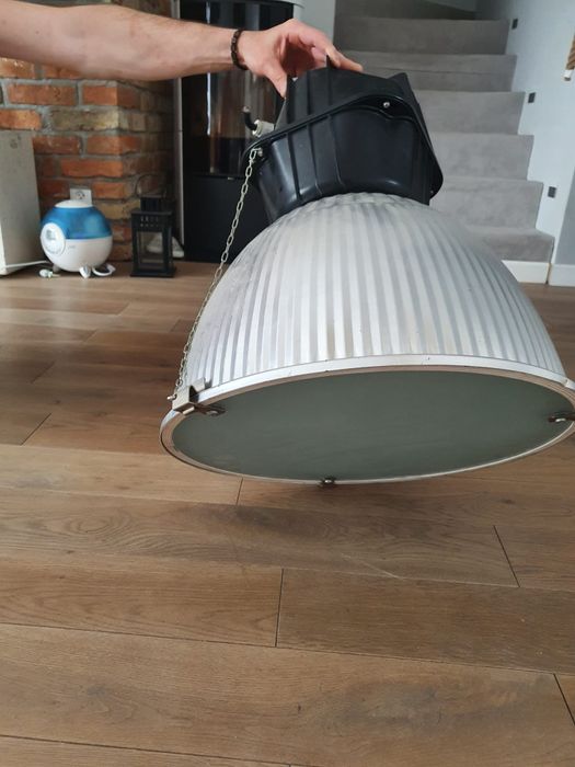 Lampa, żyrandol  w stylu loft , stara odnowiona