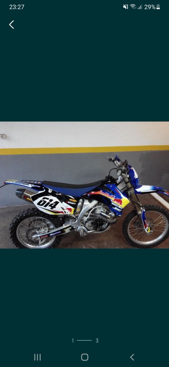 Wr 450 com start 2009