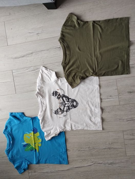 T-shirt 19sztuk koszulka z krótkim i długim rękawem 110/116