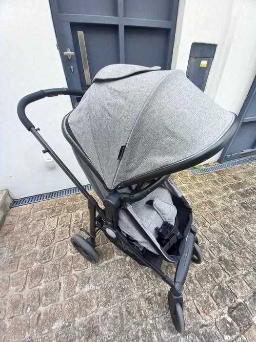 Carrinho Alcofa Cadeira Auto para Bebé Kinderkraft Juli Grey 3 em 1