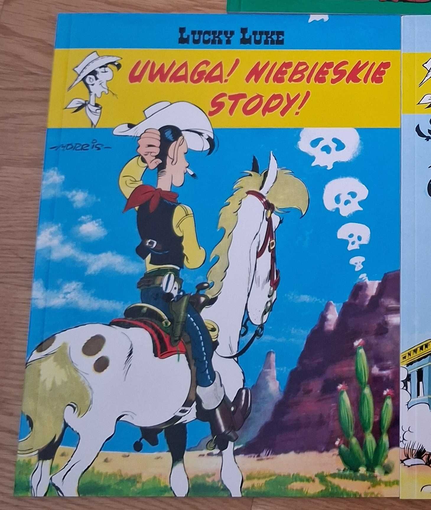 Lucky Luke - Morris & Goscinny - Uwaga! Niebieskie Stopy! - jak nowy