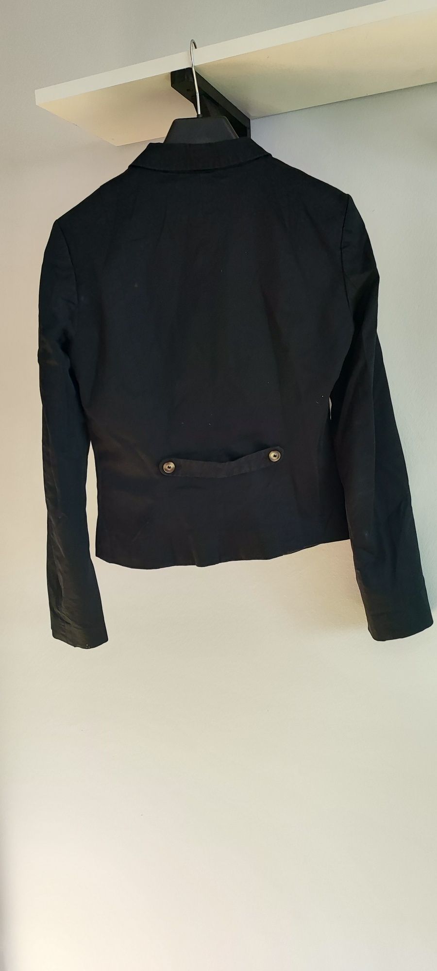 Marynarka damska czarna taliowana h&m S 36