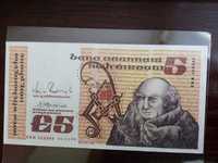 Banknot 5 funtów Irlandia