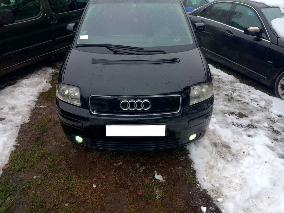 Audi A2 B6 00-05 KOMPLETNY przód Zderzak Lampy Błotniki Maska Pas LY9B