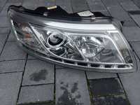 Lampa przednia  prawa z paskiem led audi a6c6