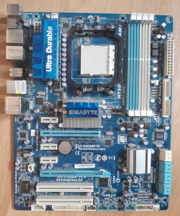 Комплект Gigabyte GA-890XA-UD3 (AM3) + Phenom II X4 965 + 4Gb + fun
