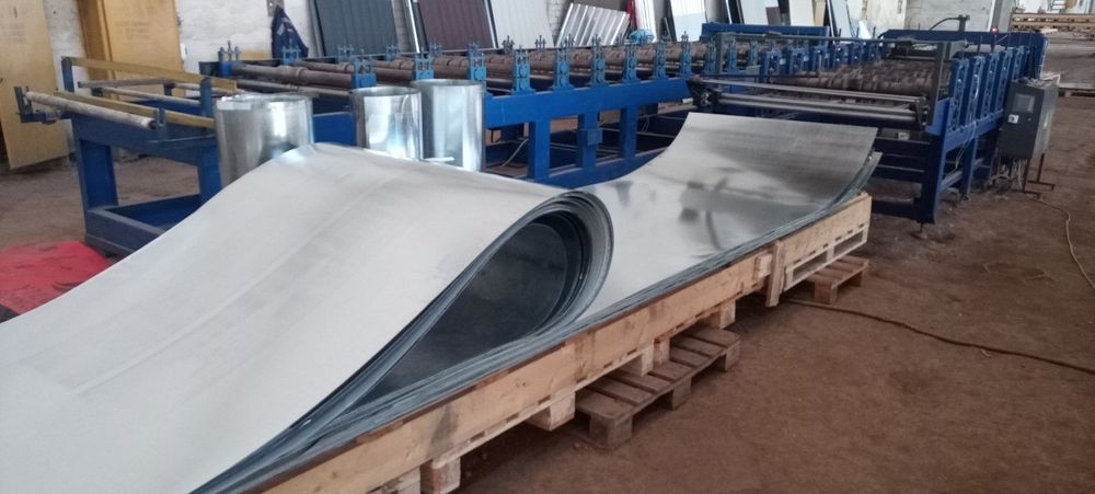 Метал. Оцинкований лист 0,63-0,68. Гладкий лист