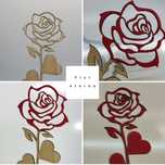 Flor de madeira personalizada