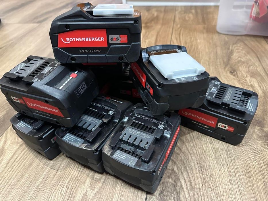Нові акумулятори Rothenberger Metabo 8Ah