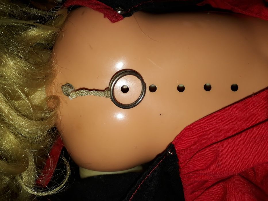 Lalka sygnowana Schildkrot z lat 80 tych-(lalka mówi)