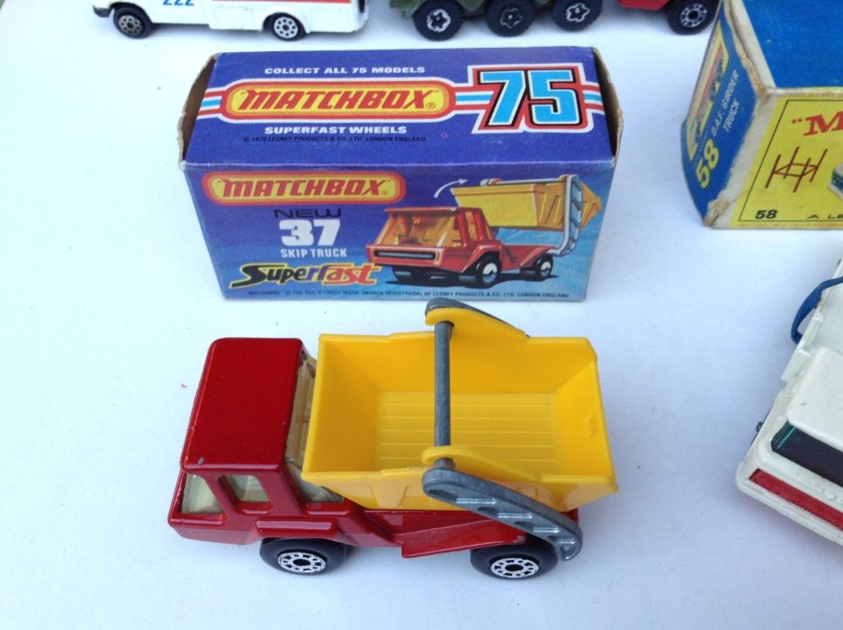 Matchbox Superfast Camião Skip Truck - Carro de obras - England