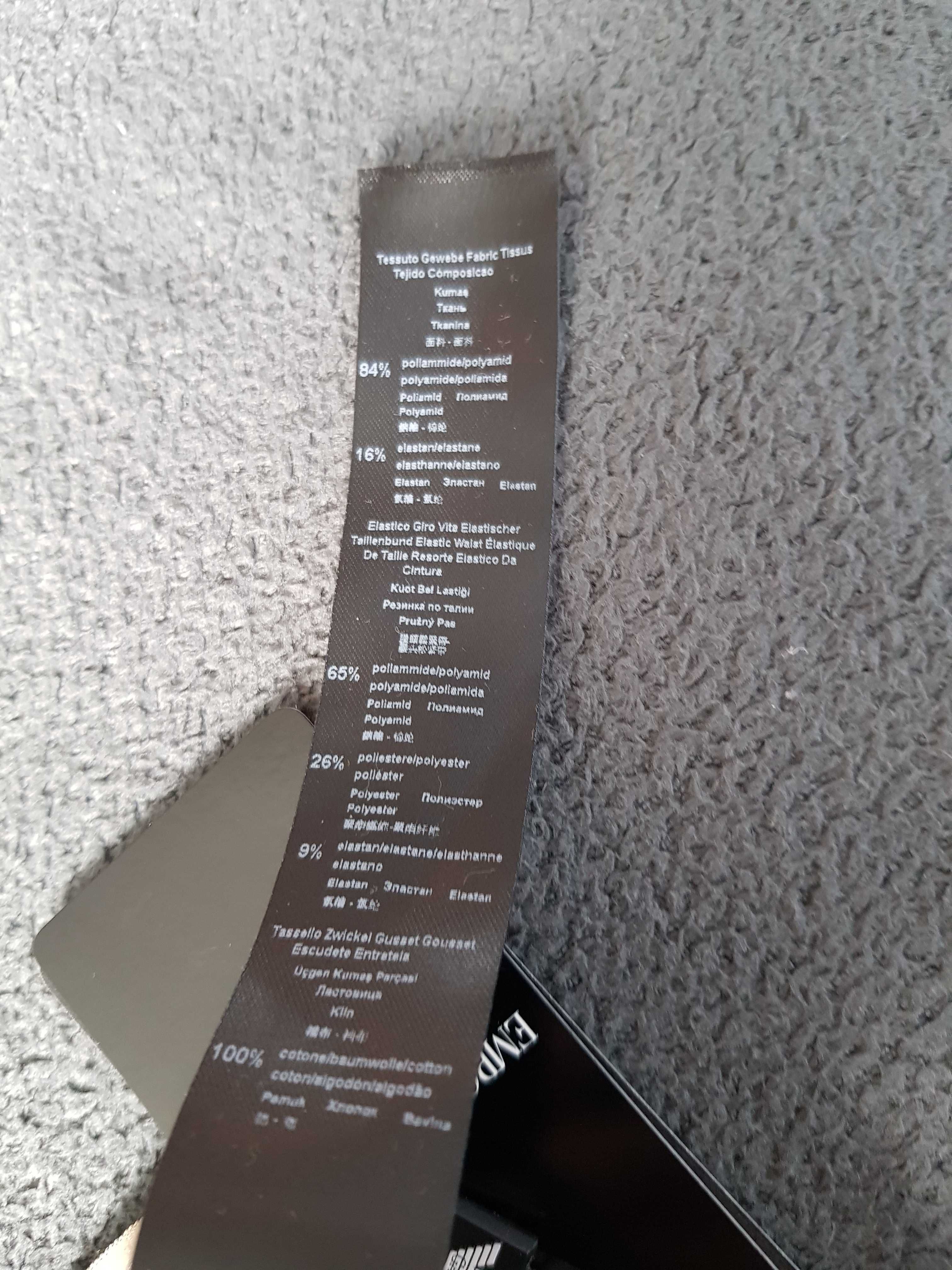 M Emporio Armani Underwear figi mikrofibra  nowe z metką czarne złote