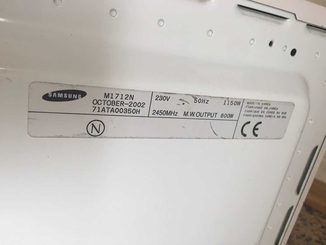 Microondas Samsung usado a funcionar