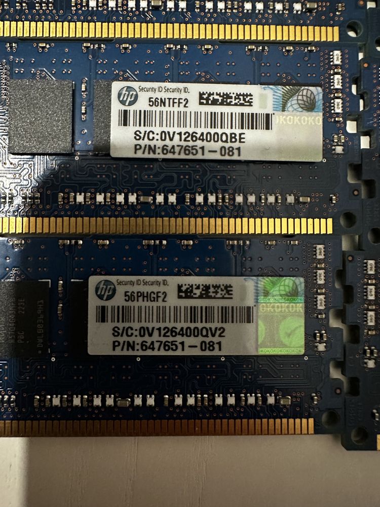 Серверная память HPE Samsung 8gb DDR3-1600 pc3-12800R rdimm ecc (x79)