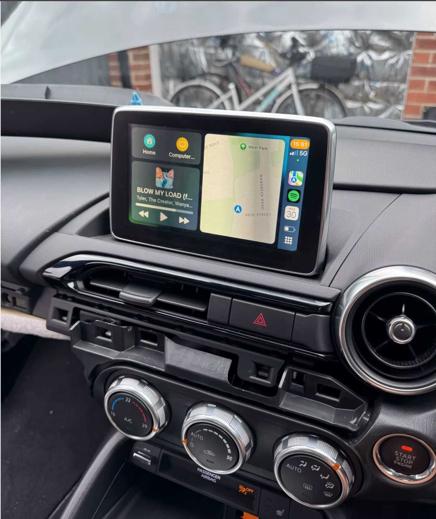 CarPlay AndroidAuto Typu C Mazda 2 3 6 CX-3 CX-5 CX-8 CX-9 MX5