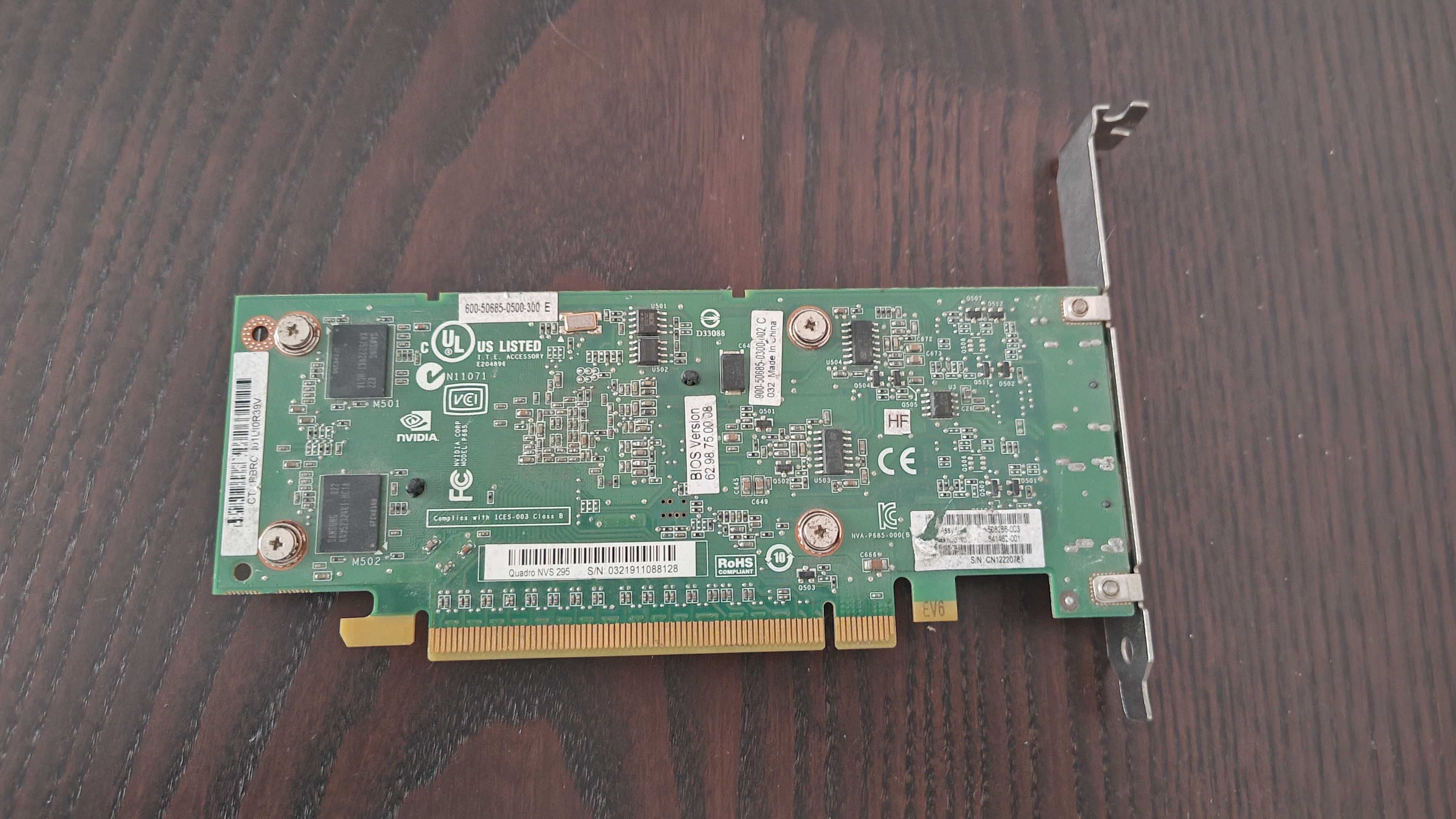 Karta graficzna Nvidia Quadro NVS295 256MB