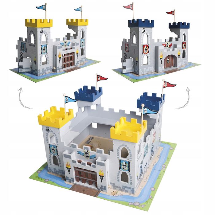 Zamek rycerski ROBA drewniany