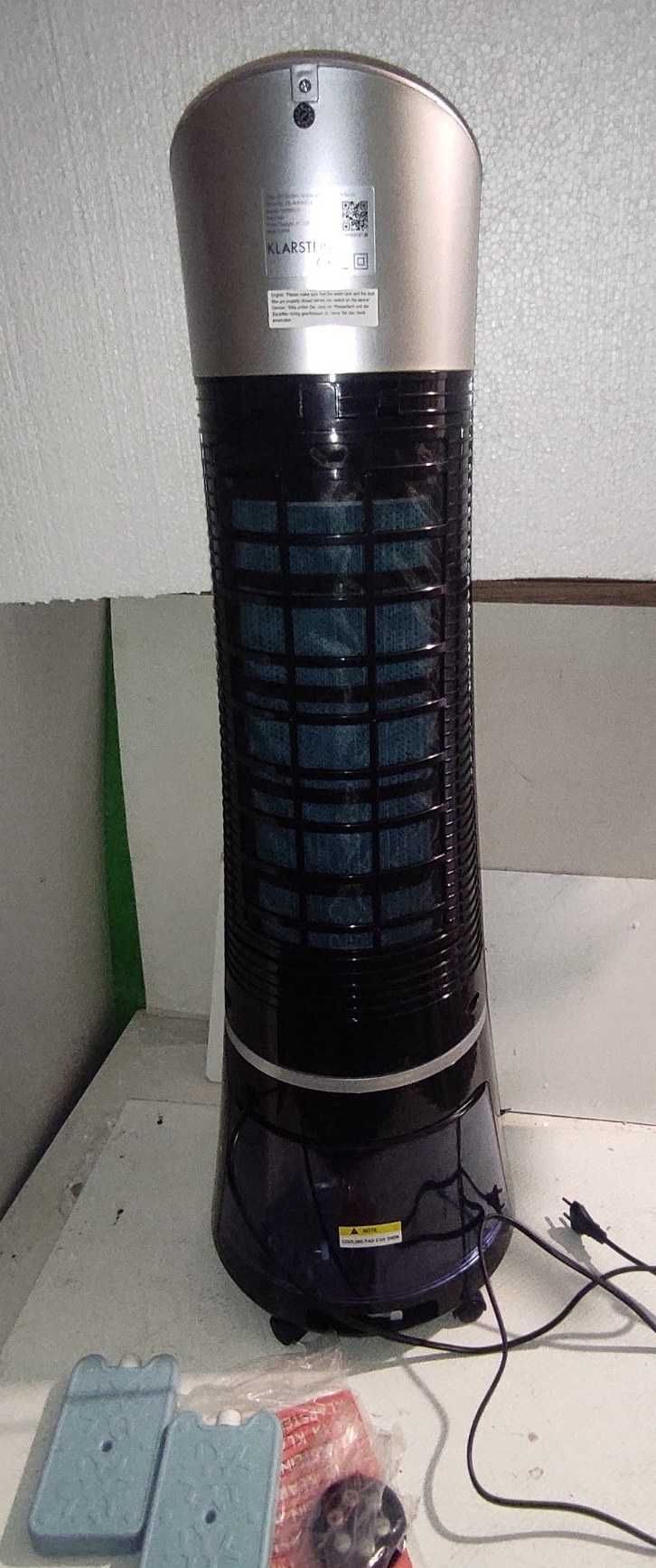 Вентилятор зволожувач 4-в-1 Klarstein Skyscraper Ice 210 м³/год чорний