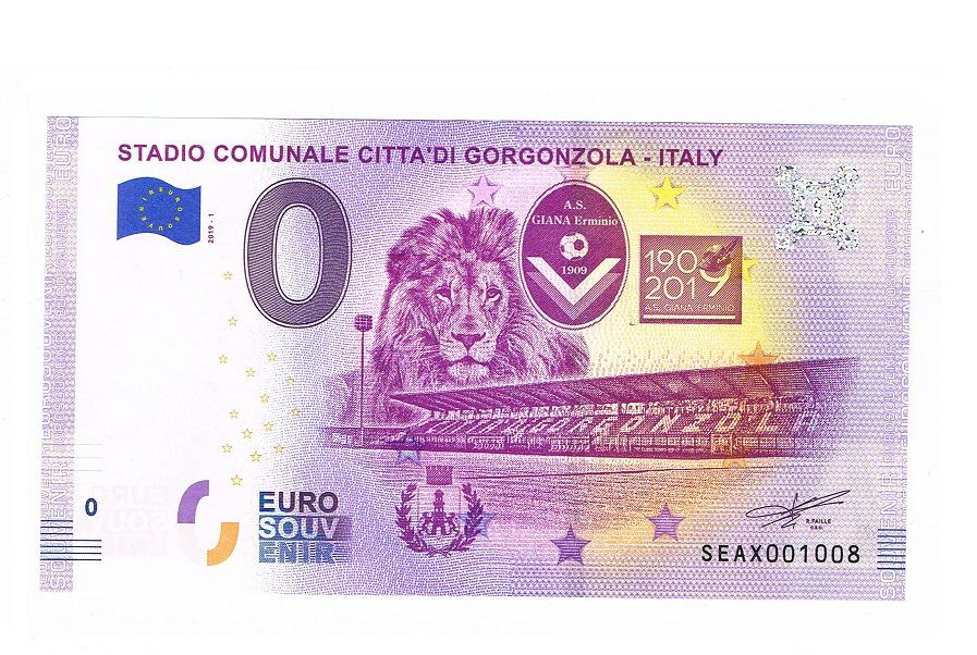 0 euro Stadio Comunale Citta di Gorgozola- ITALY 2019-1