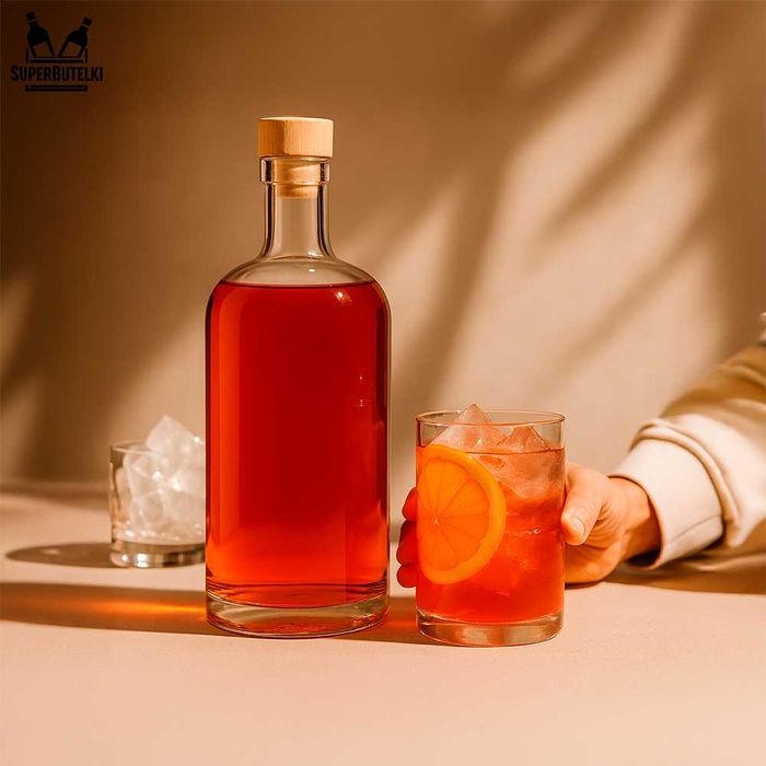 35x Butelki na nalewki wino wódkę bimber TADEK 1000 ml