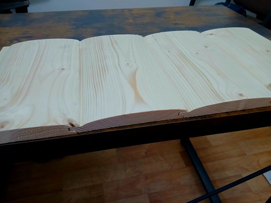 Deska elewacyjna półbal, świerk europejski/skandynawski. DOSTAWA !