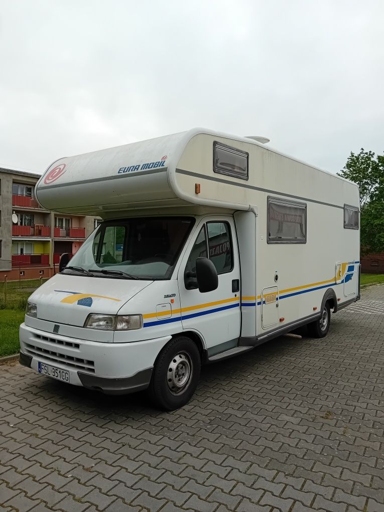 Kamper Fiat Ducato 2.8 2000r zimowy Eura Mobil