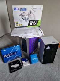 Komputer NZXT H1 12400f 512GB Dysk 32GB RAM ASrock B660M 3060ti Window