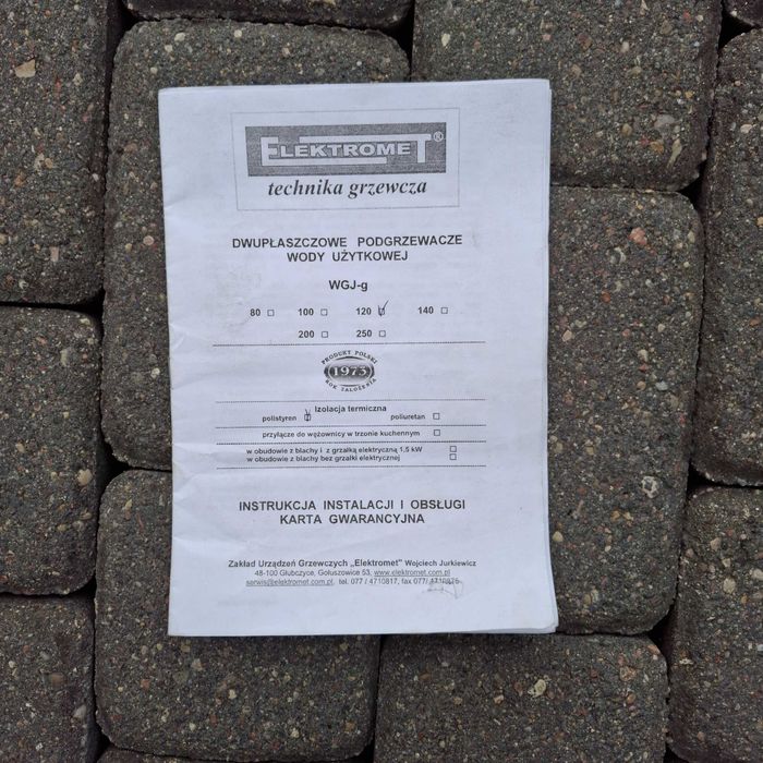 Bojler 120l firmy Elektromet