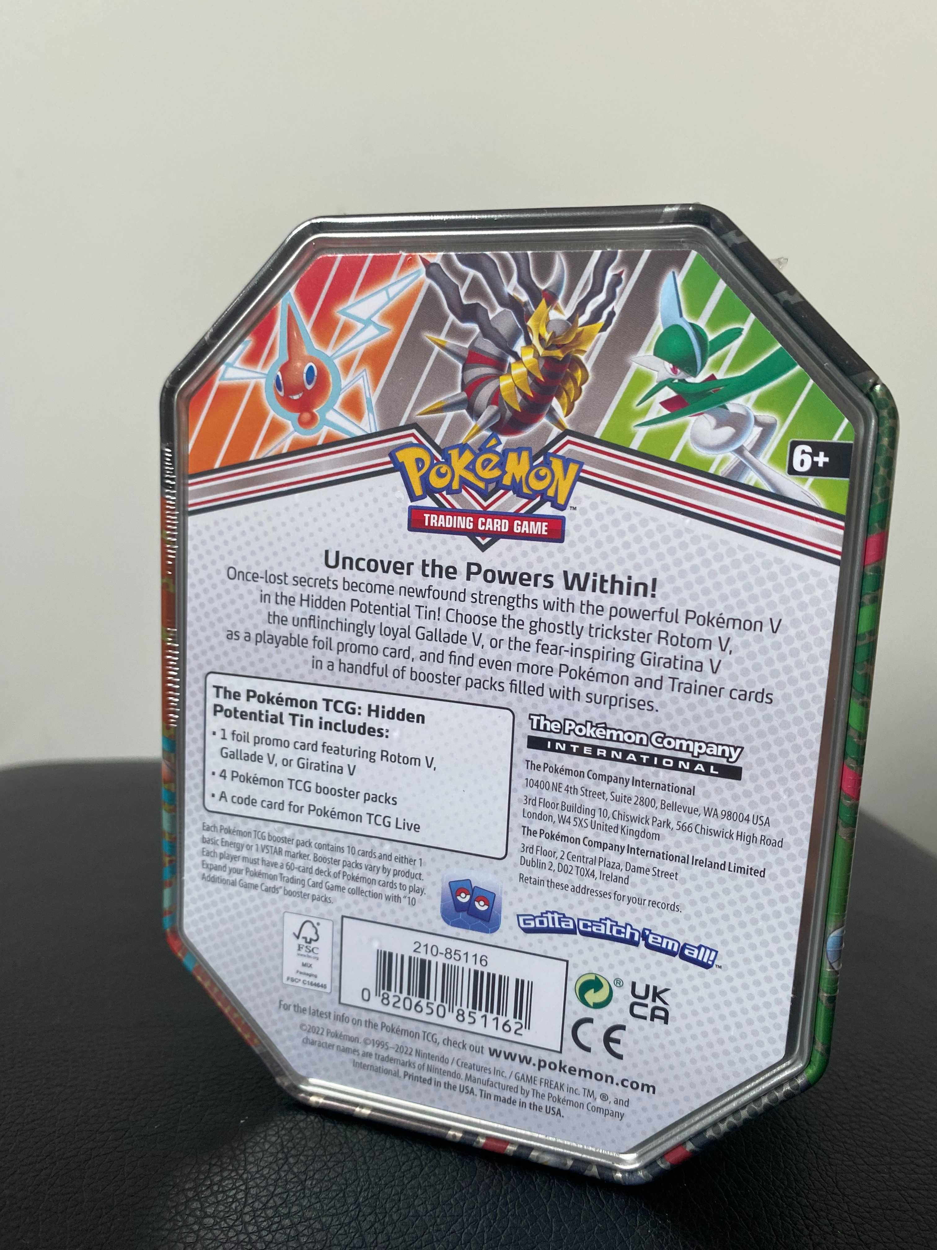 Pokémon TCG: Hidden Potential Tin – Gallade V, oryginał