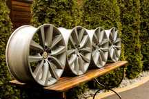5x120 19 cali BMW X5 X3 5 F10 F11  jak nowe jasny Grafit jak nowe