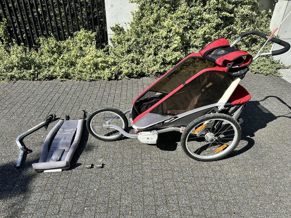 Przyczepka rowerowa Chariot Cougar 1 + dodatki