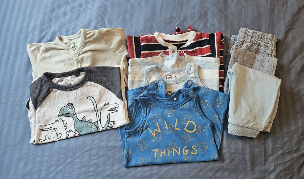 Ubranka r 68 chłopiec stan bd