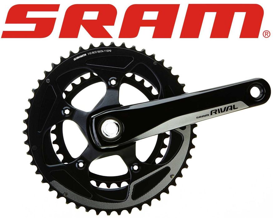 NOWY Mechanizm korbowy Sram Rival22 GXP 50-34T 172.5mm Yaw 11s 11rz