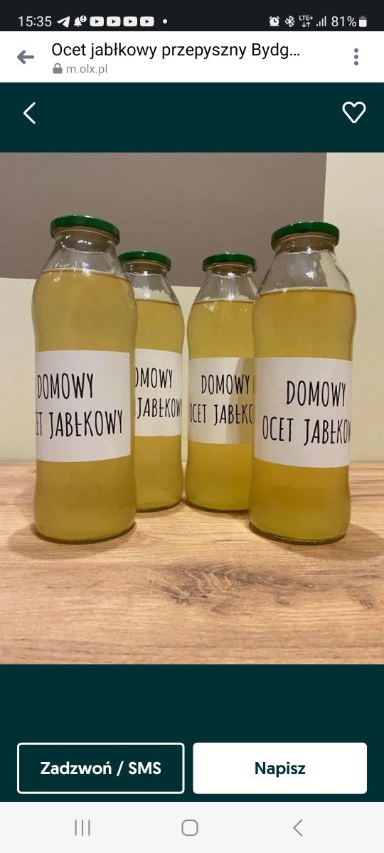 Domowy ocet jabłkowy