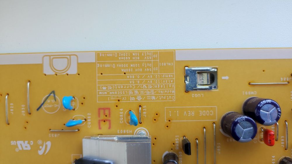 Плата main BN41-02570B ( BN94-12532C ) для тв Samsung UE55MU8000T