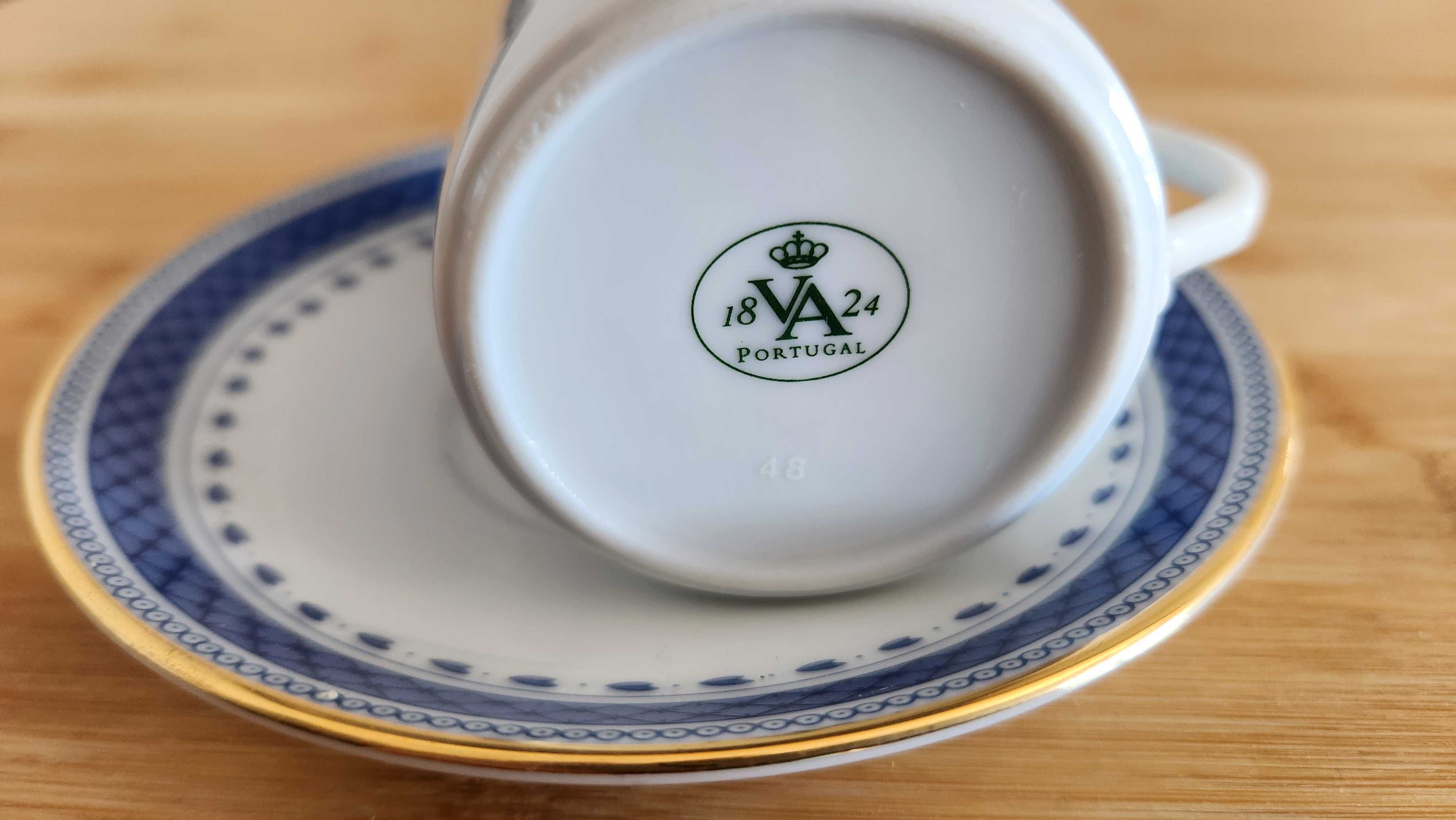 Serviço de Chá e Café Vista Alegre Cozinha Velha - NOVO - 12 Pessoas