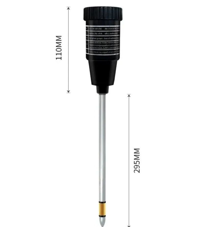 pH метр для грунта 295 мм ,измеритель кислотности земли