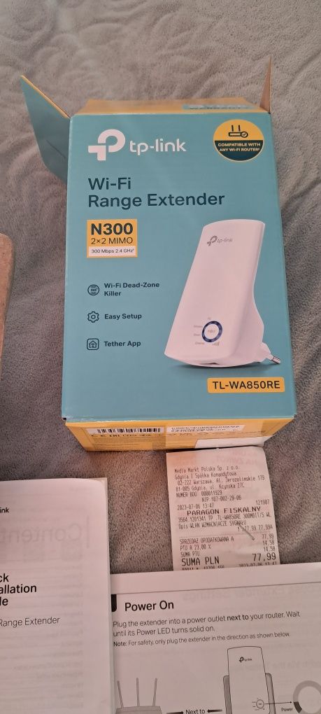 wzmacniacz  sygnału wi fi  TP link