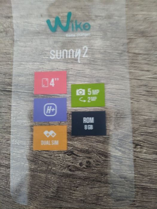Smartphone Wiko Sunny2 Novo.