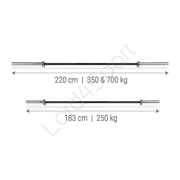 Gryf olimpijski HAMMER 183cm/50mm do 250 kg