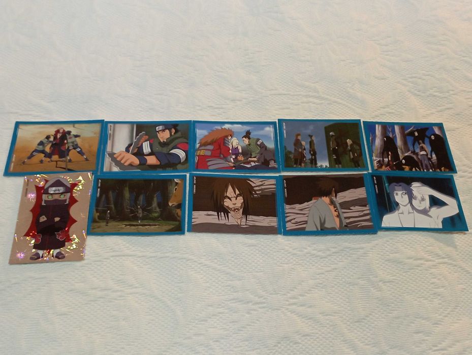 lote de 112 cromos naruto shippuden