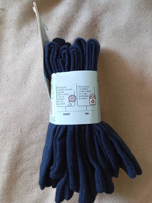 HEMA 5 Пар жіночих шкарпеток темно-синього кольору 39-42р Нидерланды