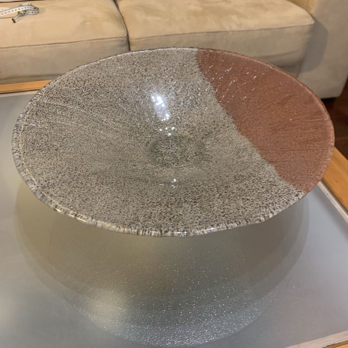 Taça vidro - castanha