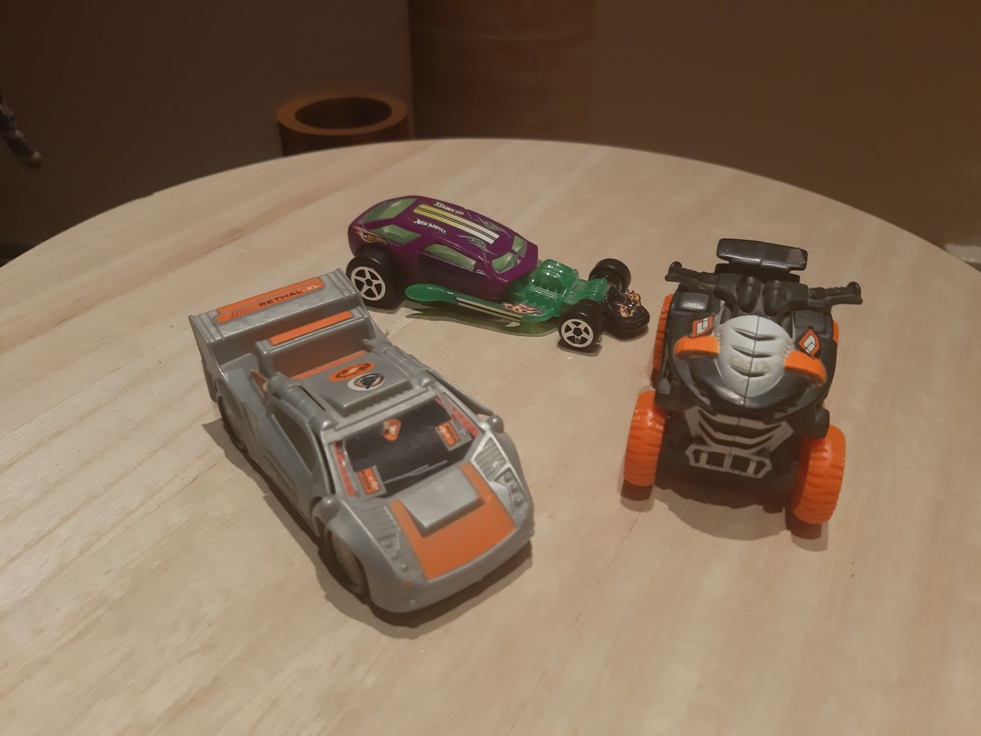 Hot Wheels action man samochód autko quad Marvel smyk empik 3 szt