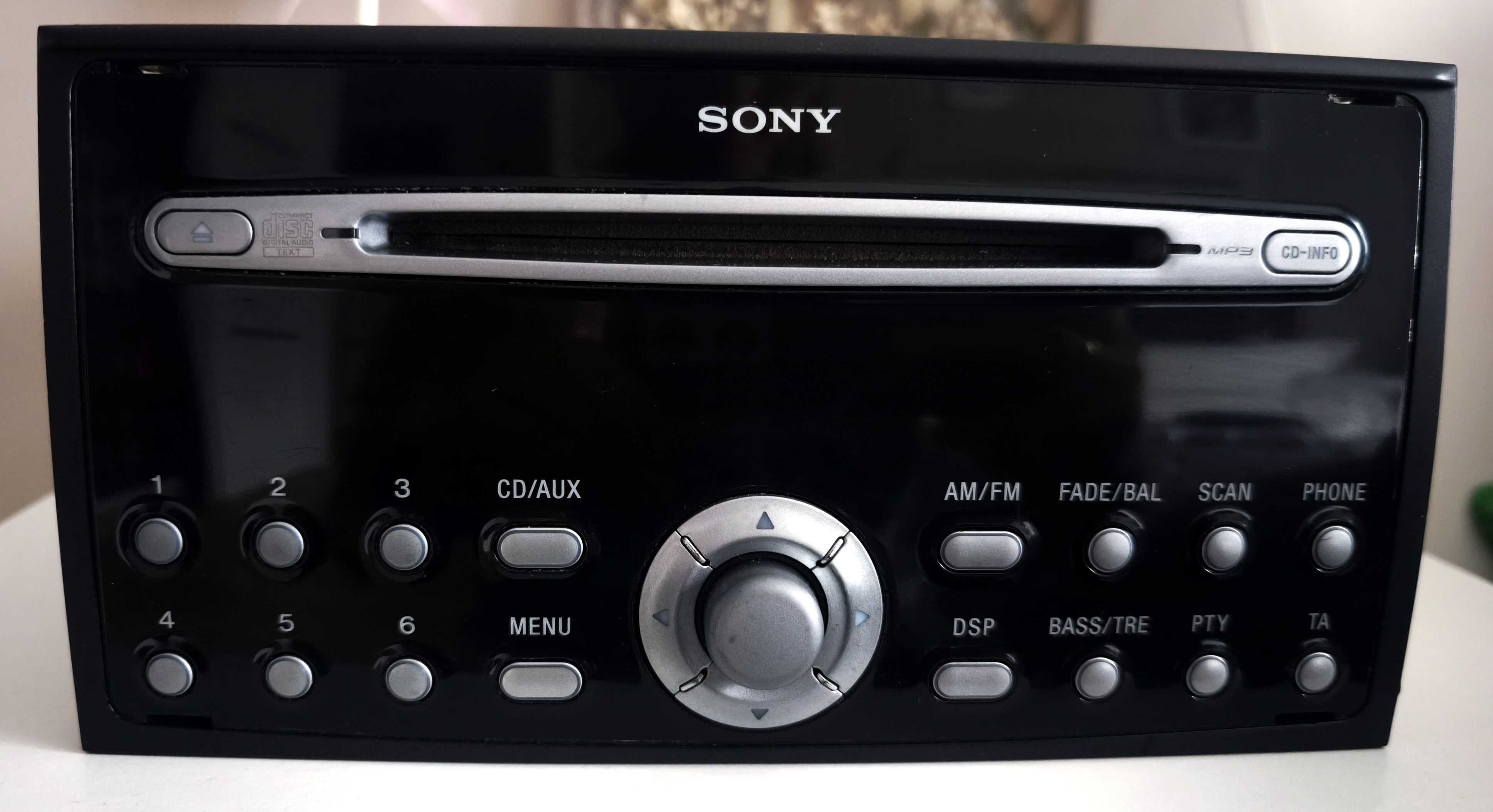 Radio SONY CDX-FS214 CD/MP3/RDS + Bluetooth i mikrofon! Ford Focus MK2