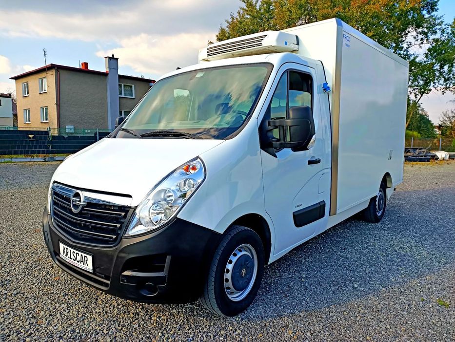 Opel Movano Chłodnia 130KM 2 zasilania chłodni  I właściciel FRCX ( chłodzi do -20 przy +30) KLIMA , kpl historia km