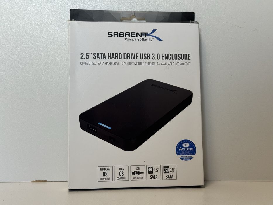 Зовнішній корпус SABRENT для жорсткого диска 2,5 дюйма SATA - USB 3.0