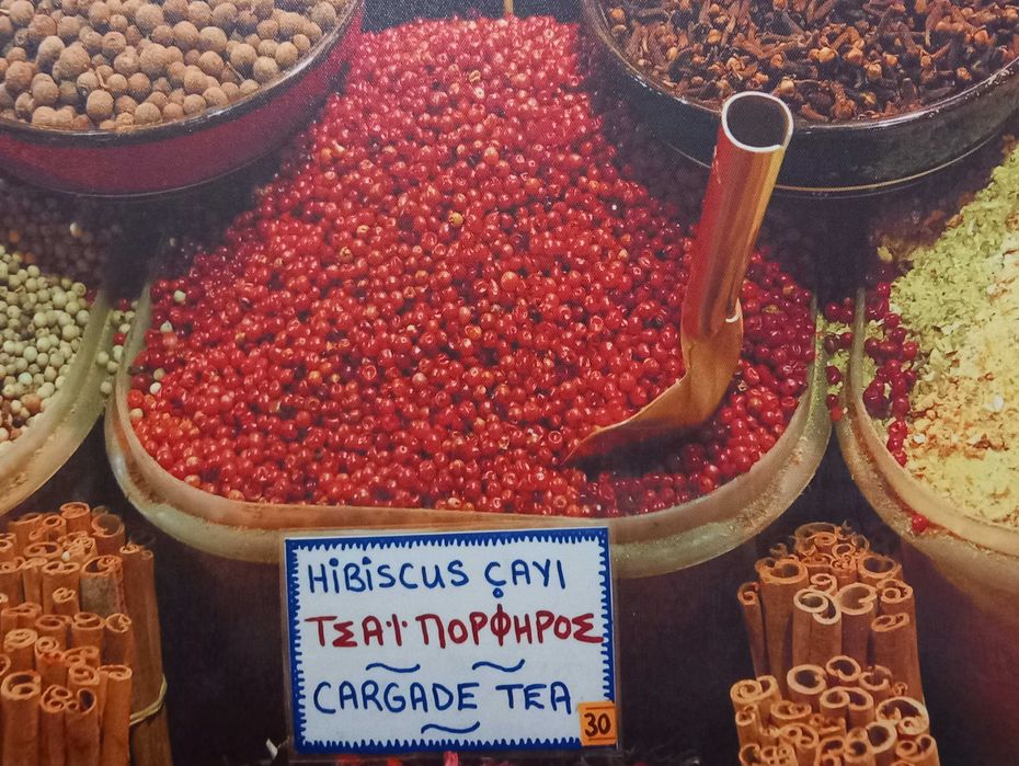 Obraz na płótnie PRZYPRAWY ŚWIATA  Bazar Przypraw Stambuł 50x40 cm